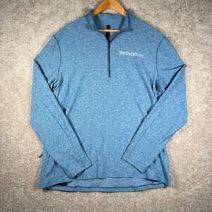 Lululemon 1/4 Zip Men's XL Swinnerton Pullover Athletic Running Pullover Blue